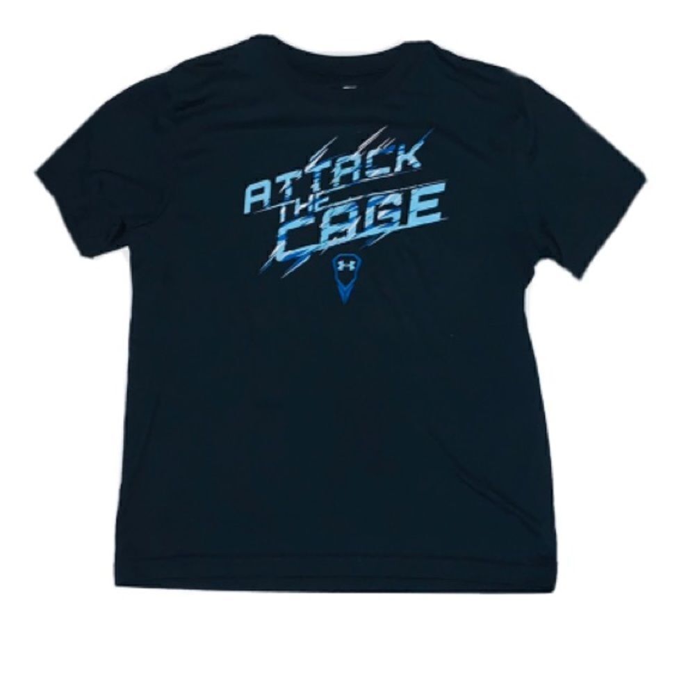 Boys Under Armour black t-shirt size L